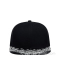 Unisex Black Snapback Baseball Cap sitzend Papa Hüte